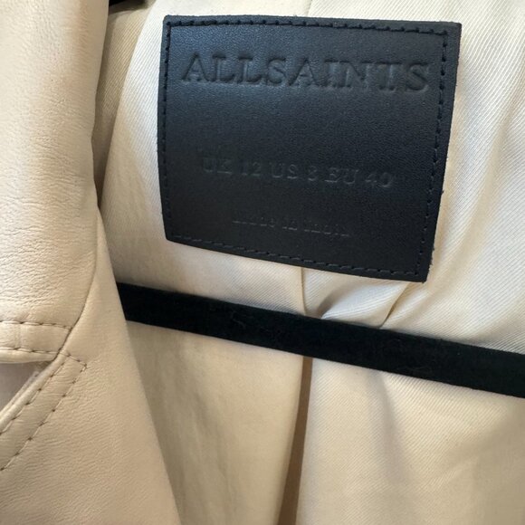 Leather motorcyle jacket womens - Picture 5 of 5